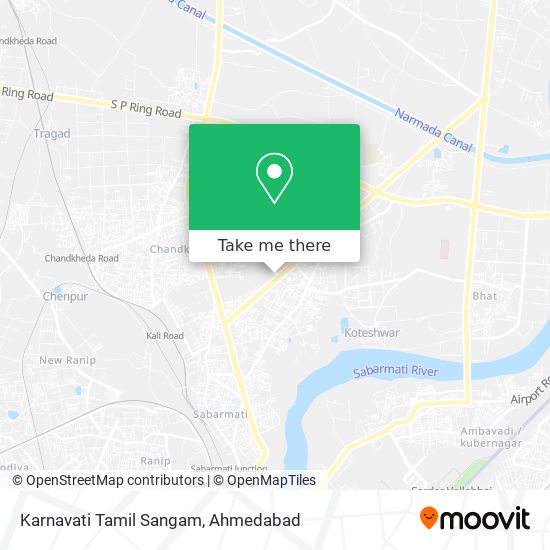 Karnavati Tamil Sangam map