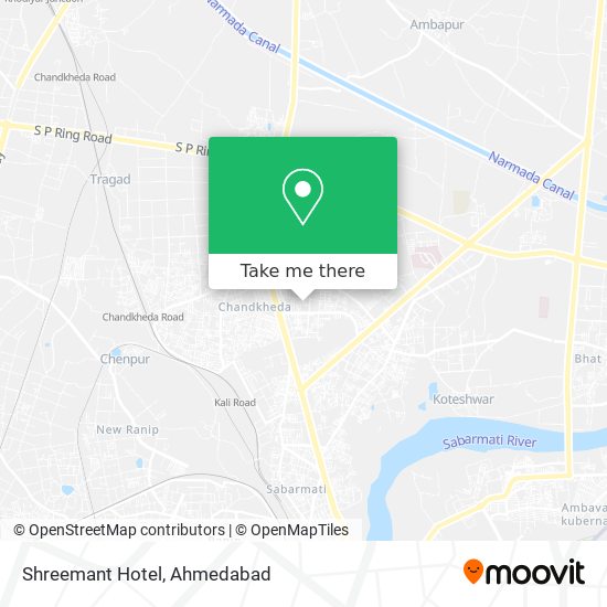 Shreemant Hotel map