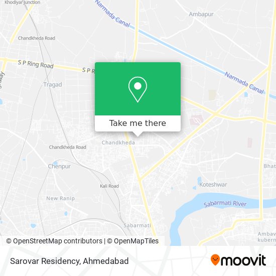 Sarovar Residency map