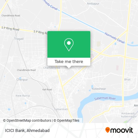 ICICI Bank map