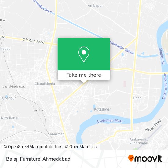 Balaji Furniture map