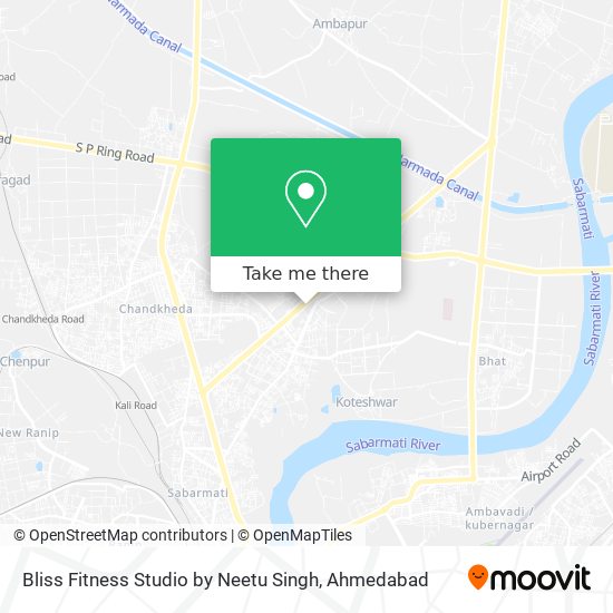 Bliss Fitness Studio by Neetu Singh map