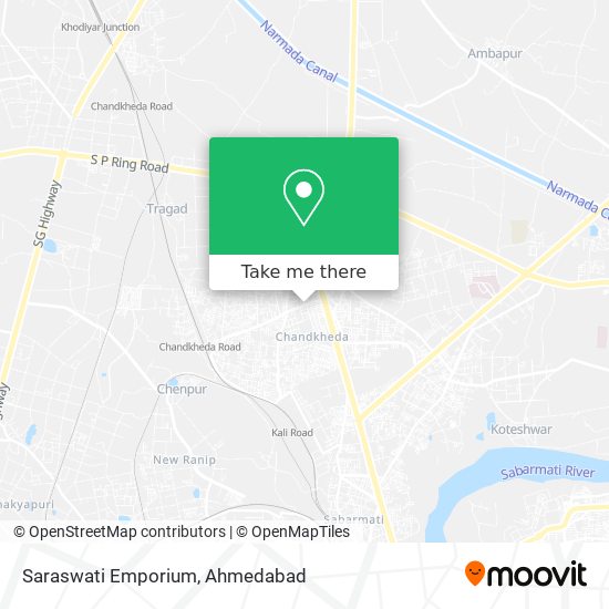 Saraswati Emporium map