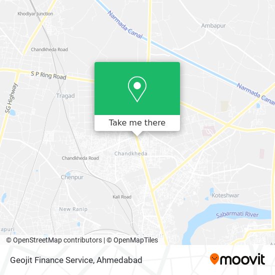 Geojit Finance Service map