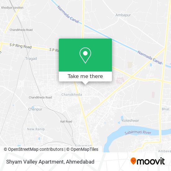 Shyam Valley Apartment map