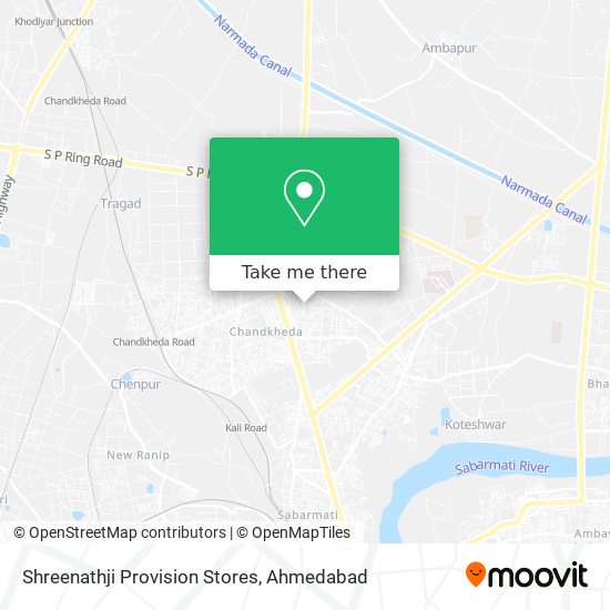 Shreenathji Provision Stores map