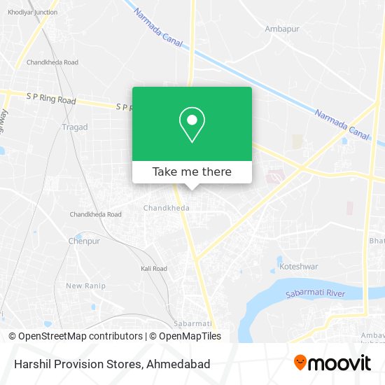 Harshil Provision Stores map