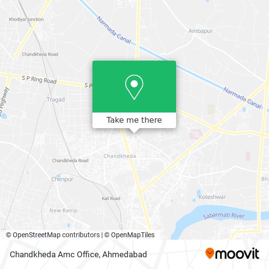 Chandkheda Amc Office map
