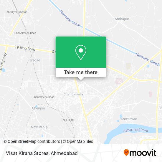 Visat Kirana Stores map