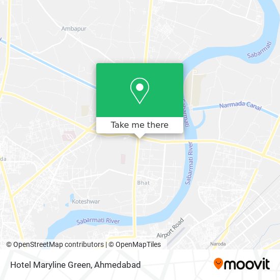 Hotel Maryline Green map