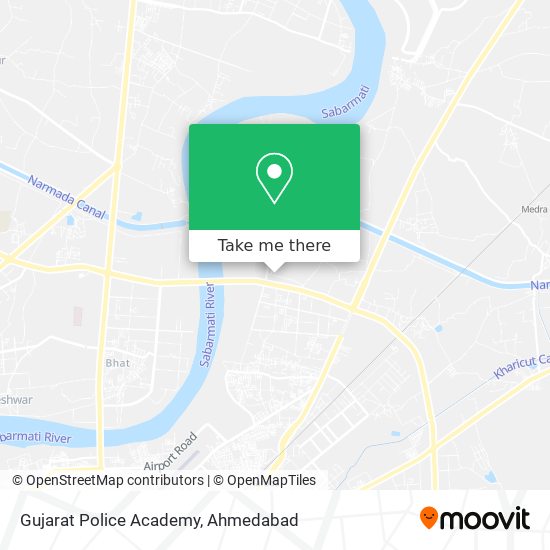 Gujarat Police Academy map