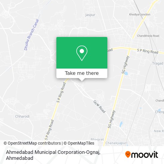 Ahmedabad Municipal Corporation-Ognaj map