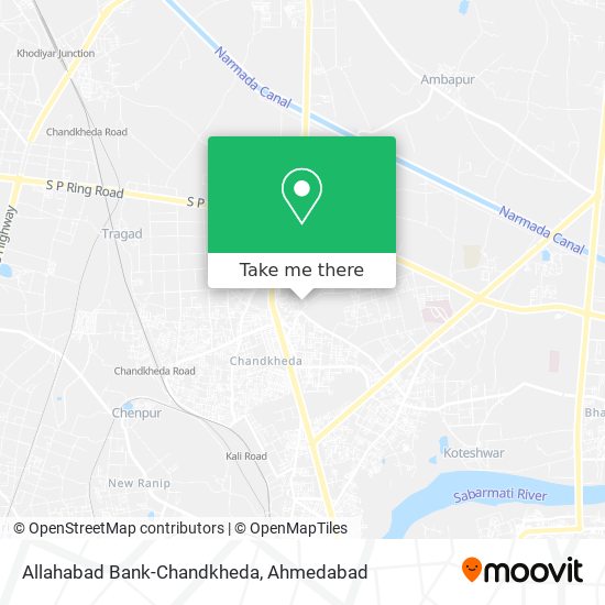 Allahabad Bank-Chandkheda map