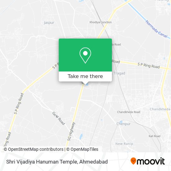 Shri Vijadiya Hanuman Temple map