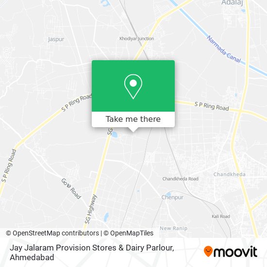 Jay Jalaram Provision Stores & Dairy Parlour map