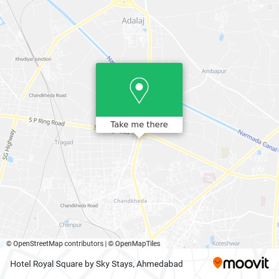 Hotel Royal Square by Sky Stays map