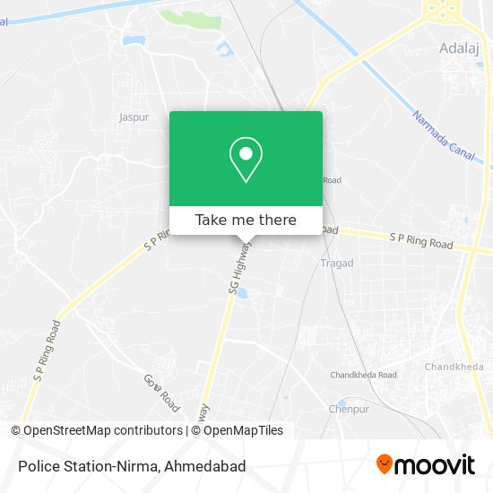 Police Station-Nirma map
