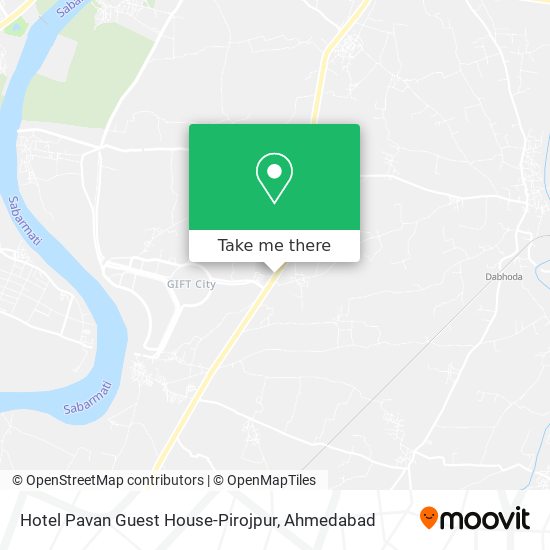 Hotel Pavan Guest House-Pirojpur map