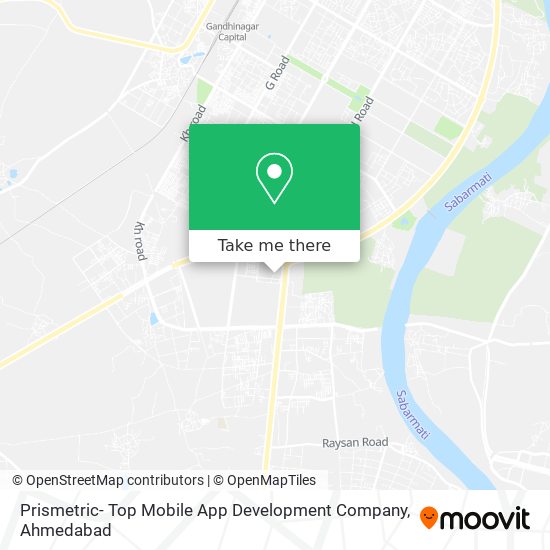 Prismetric- Top Mobile App Development Company map