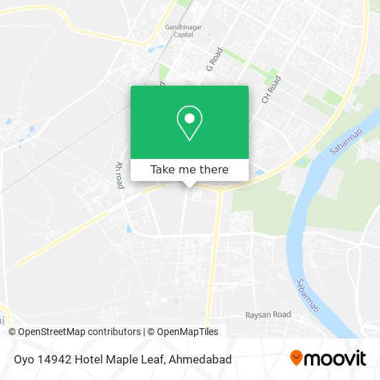 Oyo 14942 Hotel Maple Leaf map