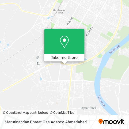 Marutinandan Bharat Gas Agency map