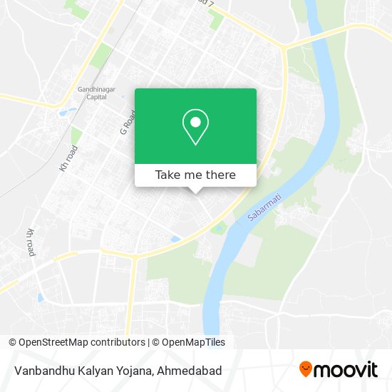 Vanbandhu Kalyan Yojana map