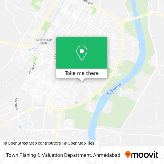 Town Planing & Valuation Department map