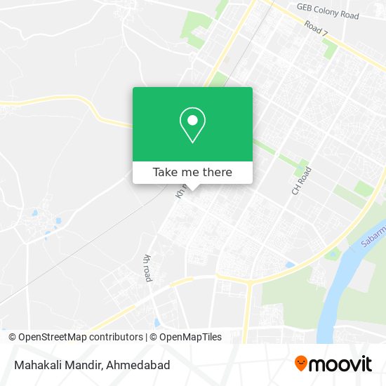 Mahakali Mandir map