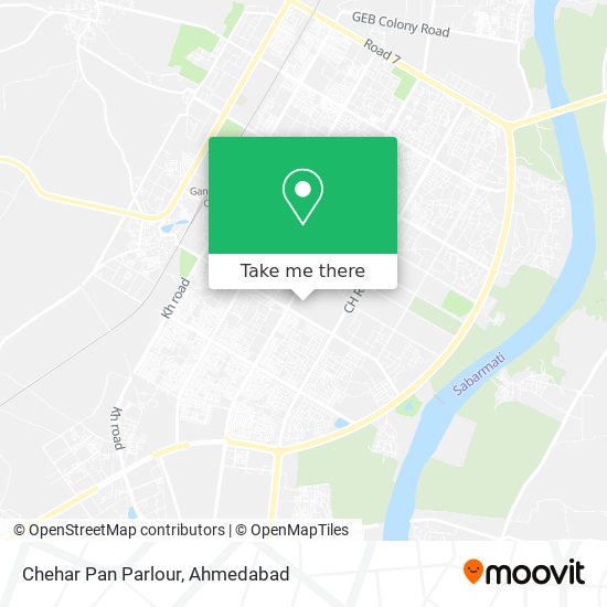 Chehar Pan Parlour map