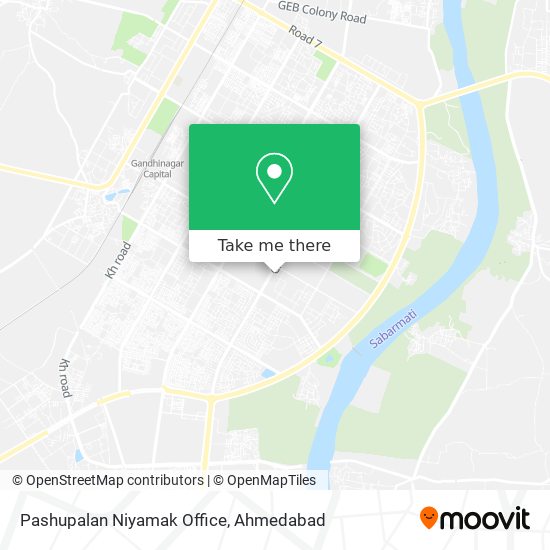 Pashupalan Niyamak Office map