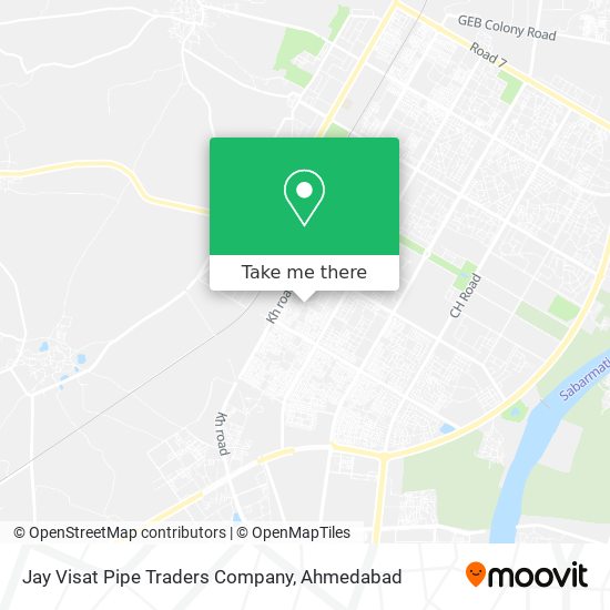 Jay Visat Pipe Traders Company map