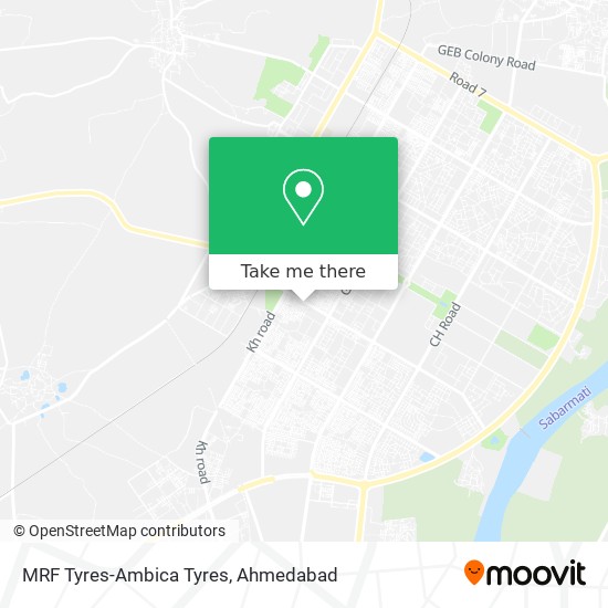 MRF Tyres-Ambica Tyres map