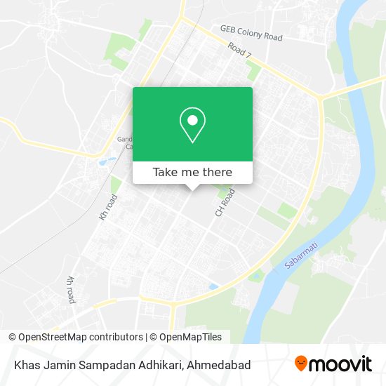 Khas Jamin Sampadan Adhikari map