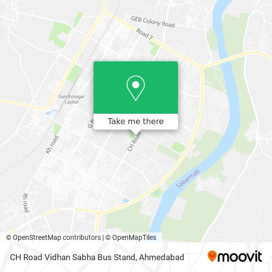 CH Road Vidhan Sabha Bus Stand map