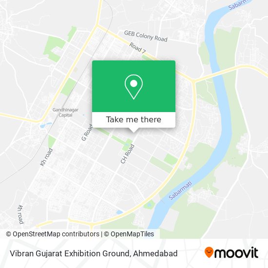 Vibran Gujarat Exhibition Ground map