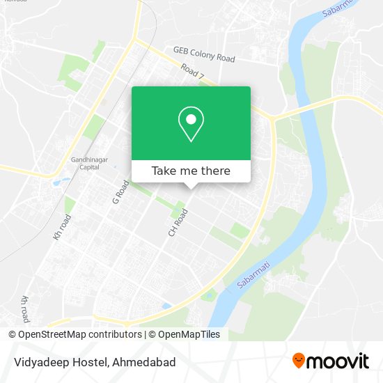 Vidyadeep Hostel map