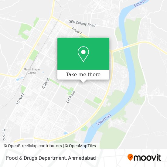 Food & Drugs Department map