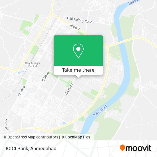 ICICI Bank map