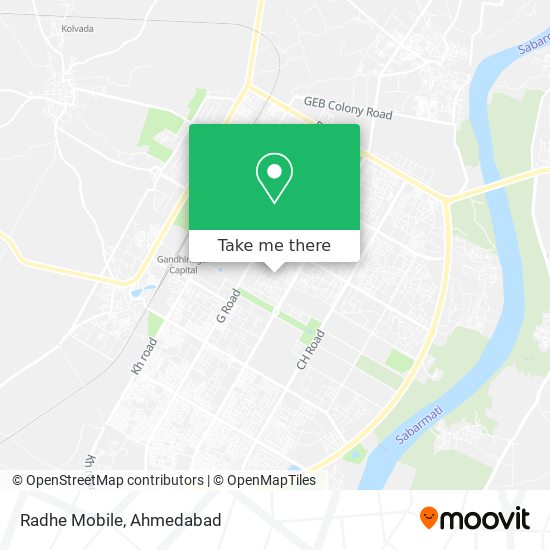 Radhe Mobile map