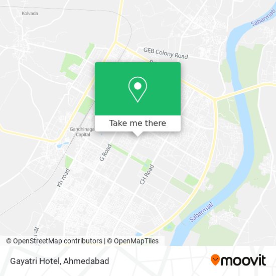 Gayatri Hotel map