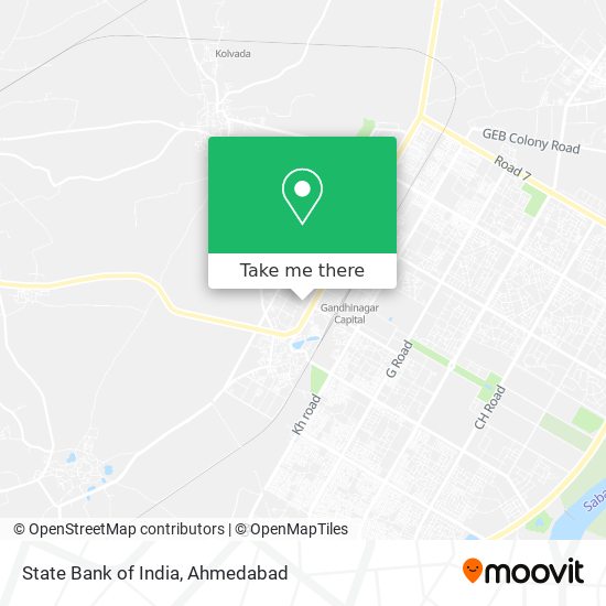 State Bank of India map