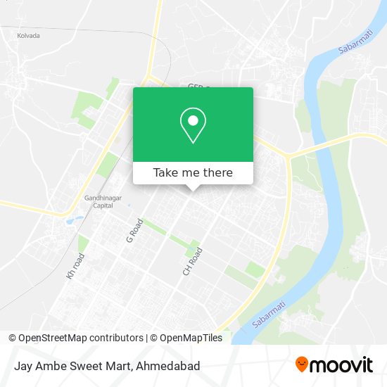 Jay Ambe Sweet Mart map
