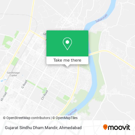 Gujarat Sindhu Dham Mandir map