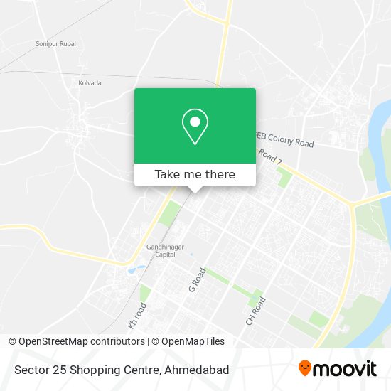 Sector 25 Shopping Centre map