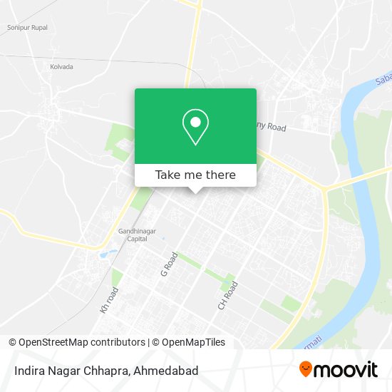 Indira Nagar Chhapra map