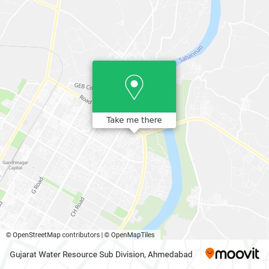 Gujarat Water Resource Sub Division map