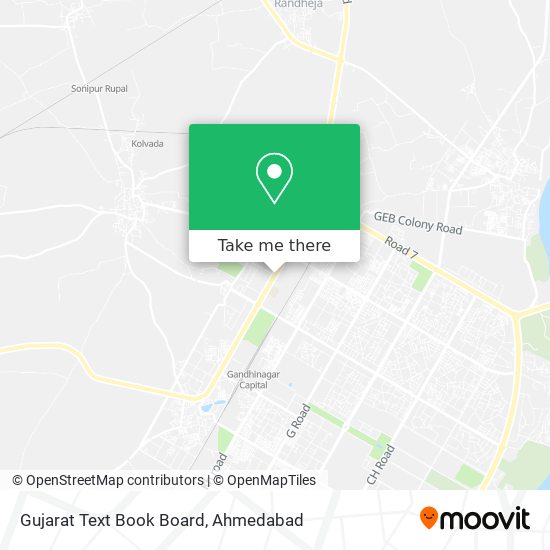 Gujarat Text Book Board map