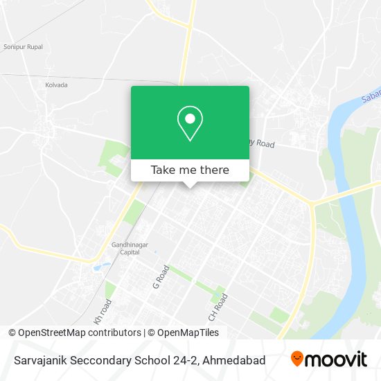 Sarvajanik Seccondary School 24-2 map