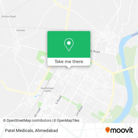 Patel Medicals map