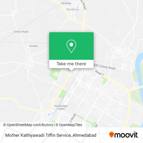 Mother Kathiyawadi Tiffin Service map